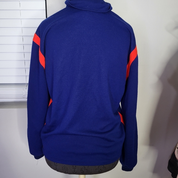 1970s Colorblock Dagger Collar Zip Front Jogger Jacket - Picture 8 of 10